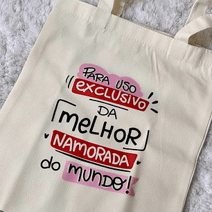Tote Bag “Melhor Namorada”