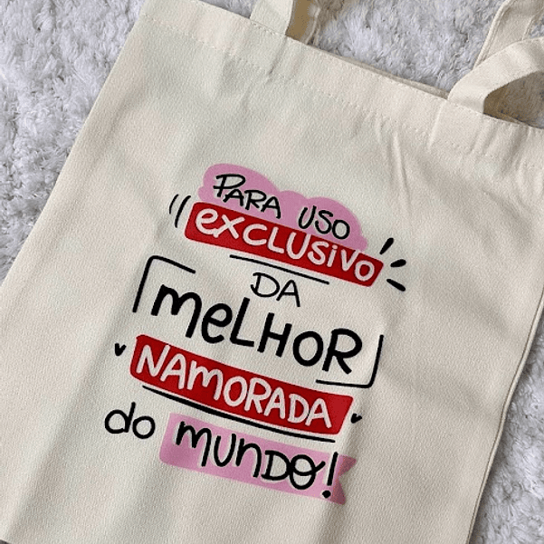 Tote Bag “Melhor Namorada” 1