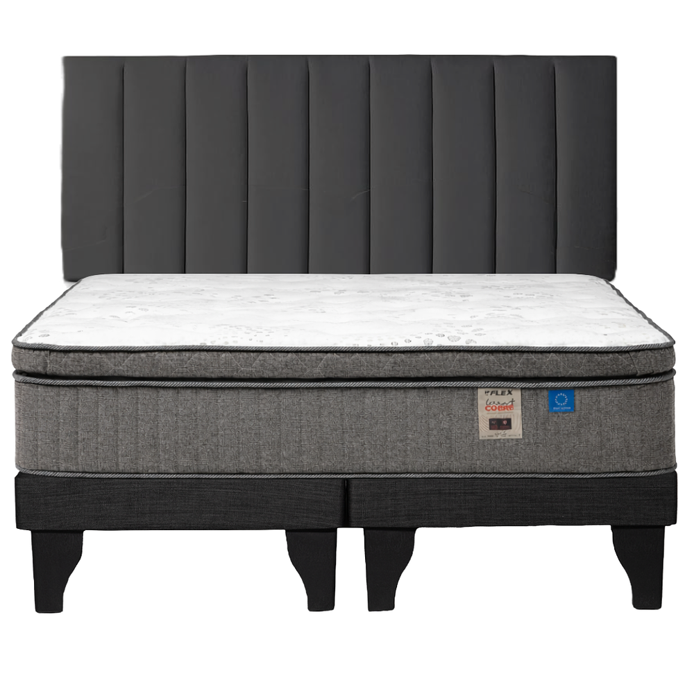 Cama Flex Terracobre + Respaldo 