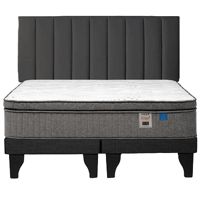 Cama Flex Terracobre + Respaldo 