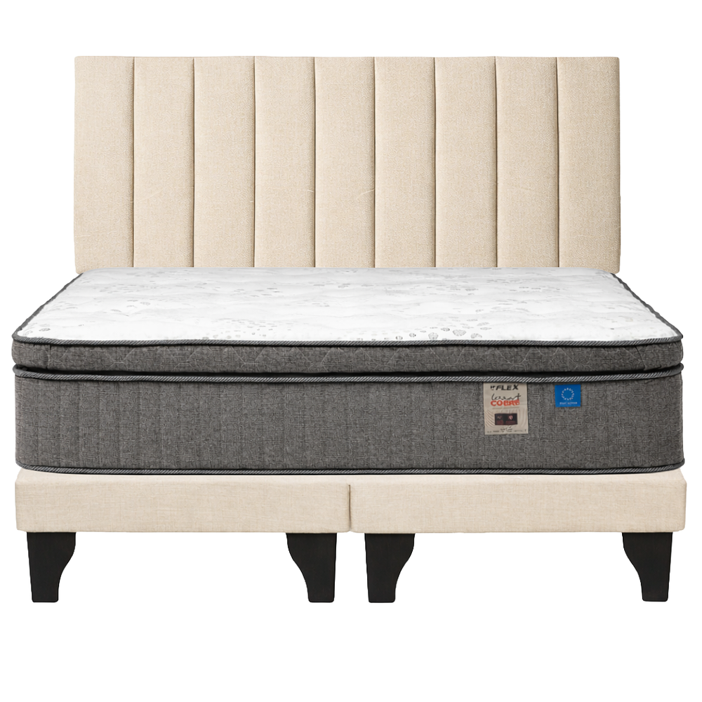 Cama Flex Terracobre + Respaldo 