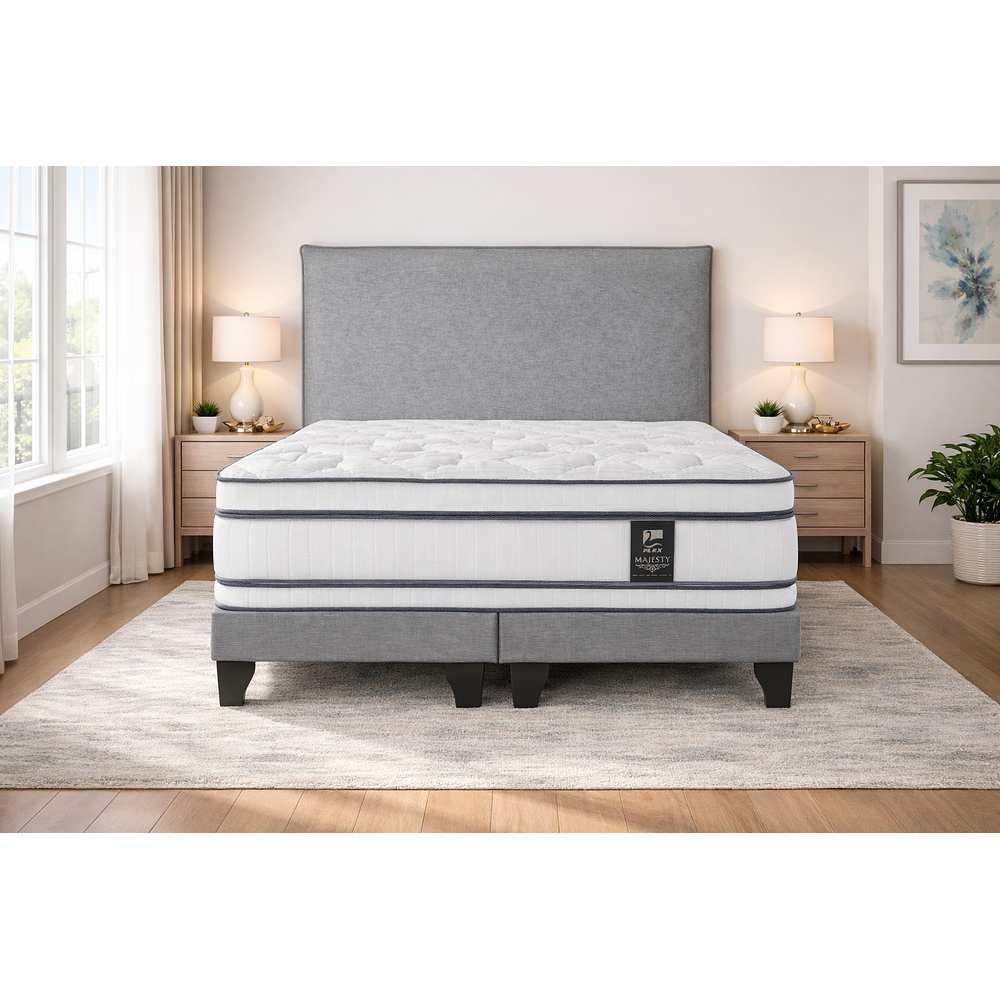 Cama Europea Flex Majesty + Respaldo