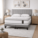 Cama Europea Flex Majesty + Respaldo