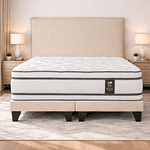 Cama Europea Flex Majesty + Respaldo