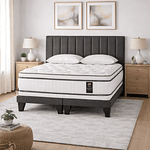 Cama Europea Flex Majesty + Respaldo