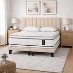 Cama Europea Flex Majesty + Respaldo