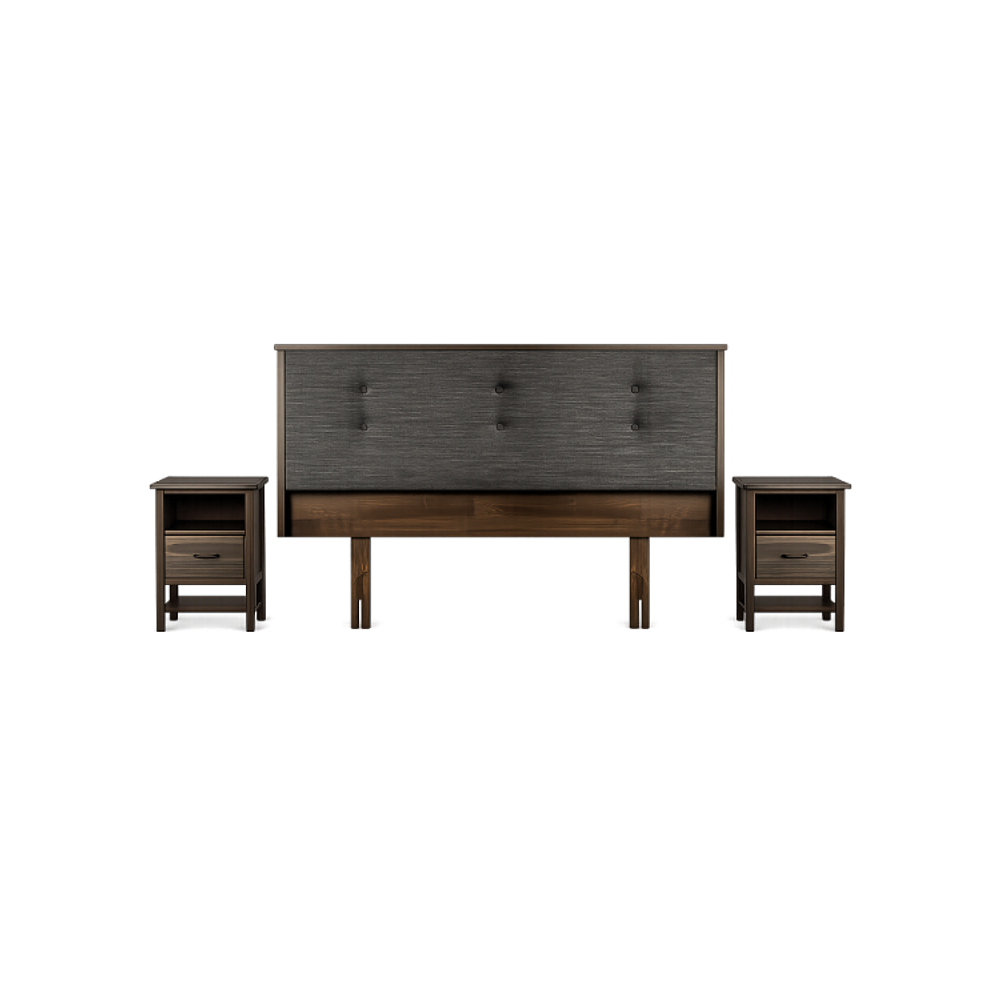 Set de Muebles Duero Grafito 2 Plazas