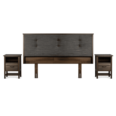 Set de Muebles Duero Grafito 2 Plazas