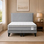Cama Europea Infinity Plus + Respaldo King