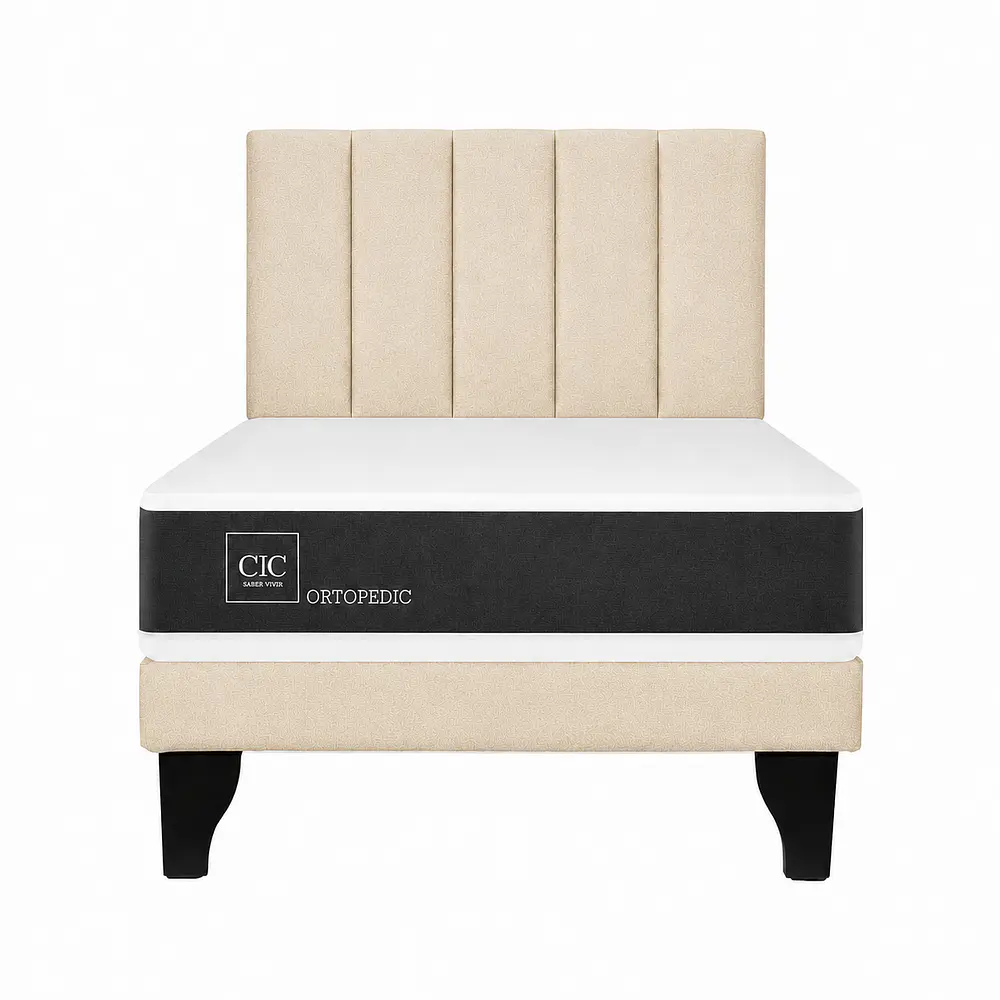 Cama Europea CIC Ortopedic 1.5 Plazas