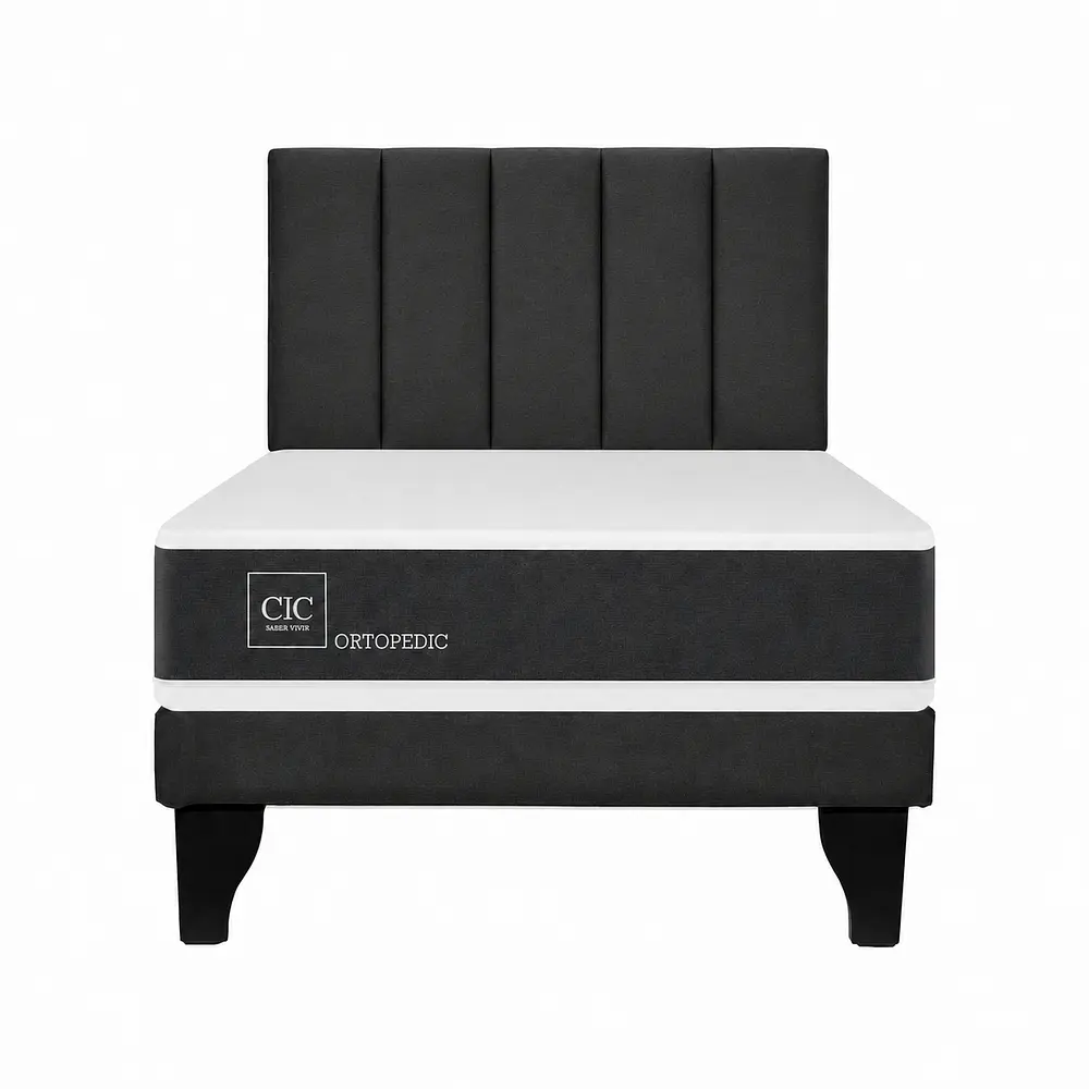 Cama Europea CIC Ortopedic 1.5 Plazas