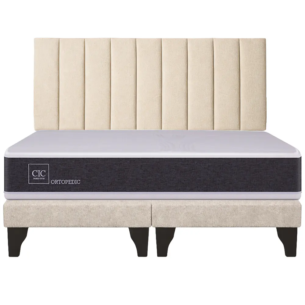 Cama Europea Cic Ortopedic 2 Plazas