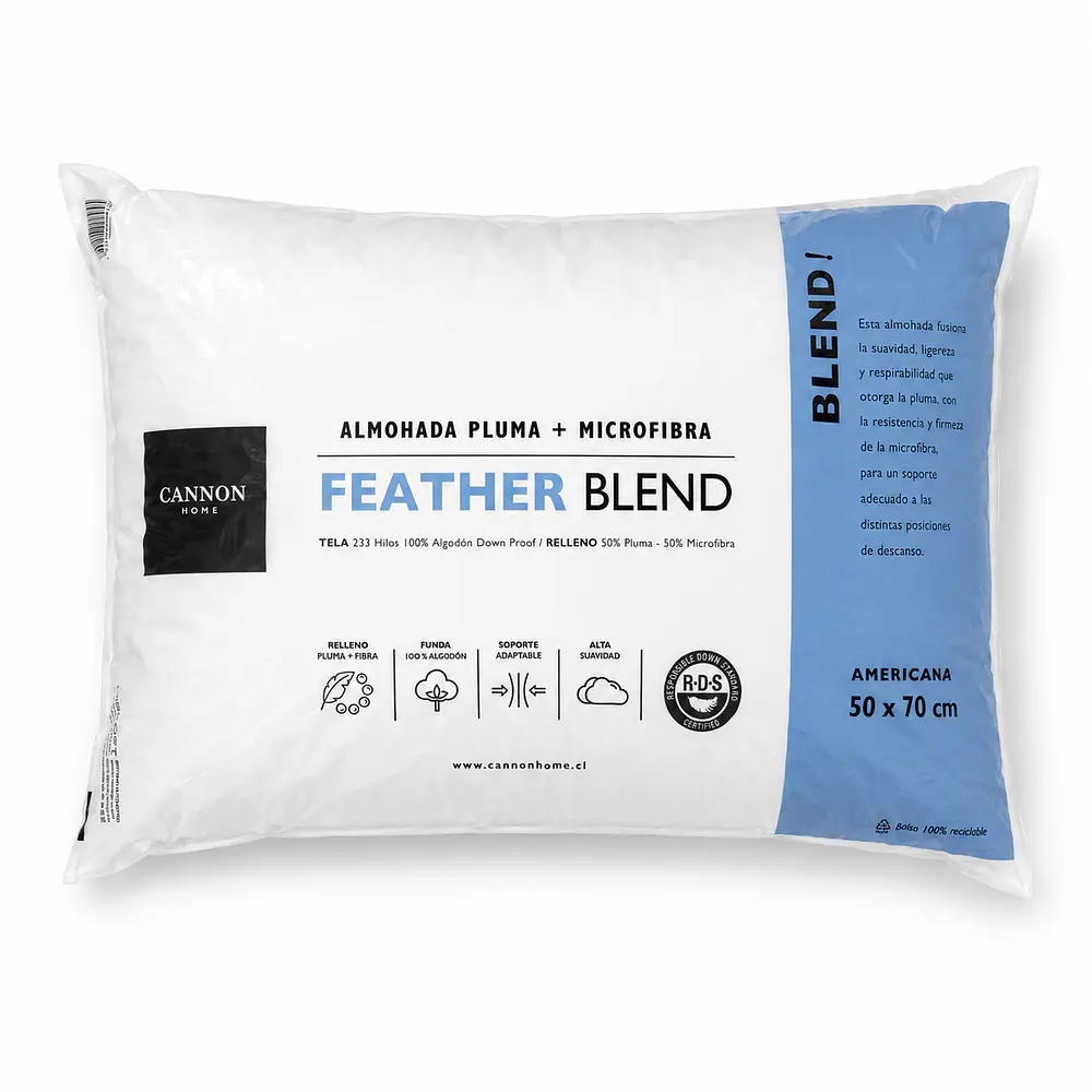 Almohada Cannon Feather Blend 50x70