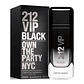 212 VIP BLACK MEN 100 ML EDP CAROLINA HERRERA - Miniatura 1