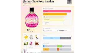 ROSE PASSION TESTER 100 ML EDP JIMMY CHOO 