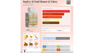 BADE'E AL OUD HONOR & GLORY 100 ML EDP LATTAFA