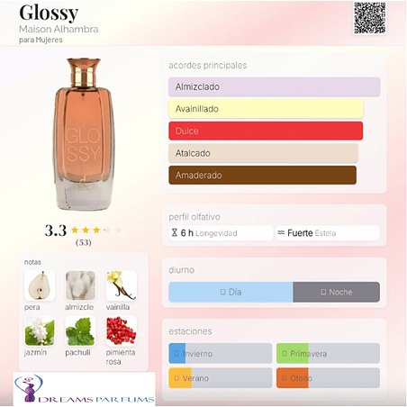 GLOSSY 100 ML EDP MAISION ALHAMBRA  2