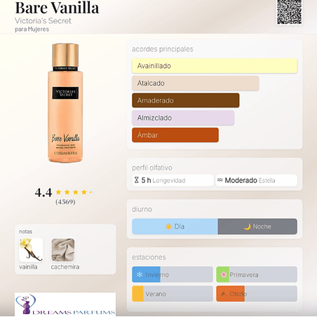 BARE VANILLA BODY MIST 250 ML EDC VICTORIA'S SECRET 2