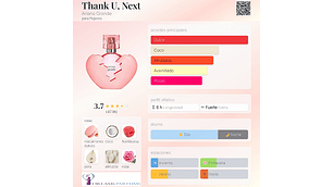 THANK U NEXT 100 ML EDP ARIANA GRANDE 