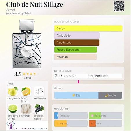 CLUB DE NUIT SILLAGE 105 ML EDP ARMAF  2
