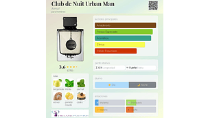 CLUB DE NUIT URBAN MAN 105 ML EDP ARMAF 