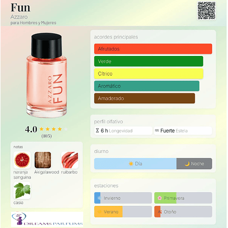 FUN 100 ML EDT AZZARO  2