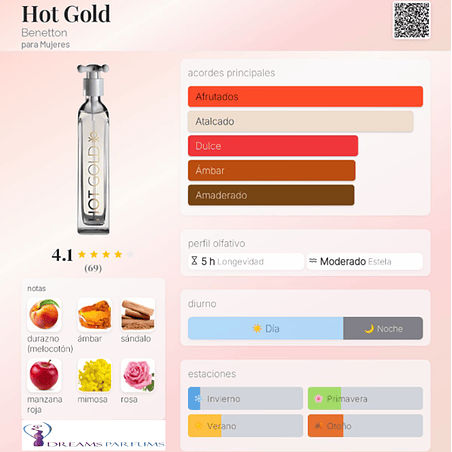 HOT GOLD 100 ML EDT BENETTON 2