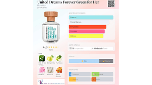 UNITED DREAMS FOREVER GREEN HER 80 ML EDT BENETTON