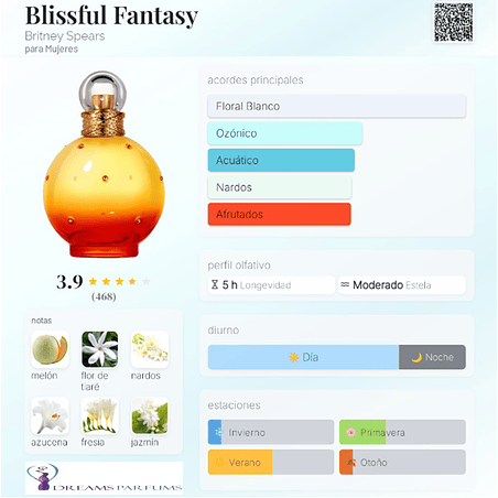 FANTASY BLISSFUL 100 ML EDT BRITNEY SPEARS 2