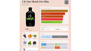 CK ONE SHOCK FOR HIM 100 ML EDT CALVIN KLEIN