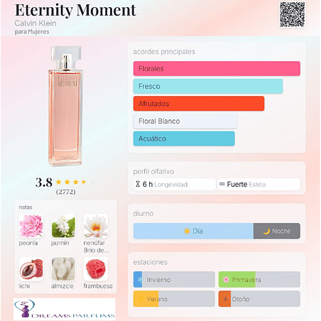 ETERNITY MOMENT 100 ML EDP CALVIN KLEIN 2