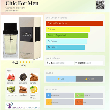 CHIC FOR MEN 100 ML EDT CAROLINA HERRERA 2