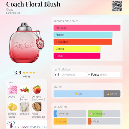 COACH FLORAL BLUSH TESTER 90 ML EDP COACH 2