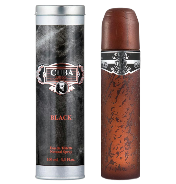Cuba Black For Men EDT 100 ML - Cuba