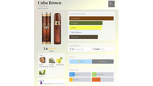 BROWN 100 ML EDT CUBA