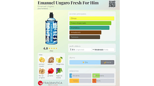 FRESH FOR HIM 100 ML EDT EMANUEL UNGARO