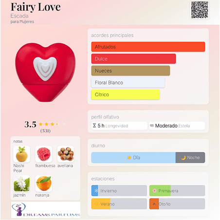 FAIRY LOVE LIMITED EDITION 100 ML EDT ESCADA 2