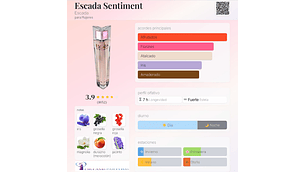 SENTIMENT 75 ML EDT ESCADA