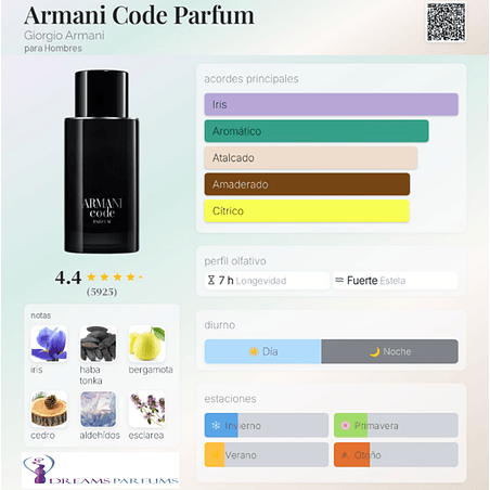 CODE POUR HOMME PARFUM 125 ML EDP REFILLABLE GIORGIO ARMANI  2