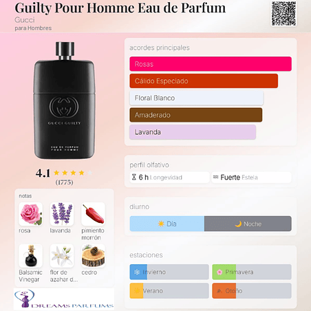 GUILTY POUR HOMME 90 ML EDP GUCCI 2