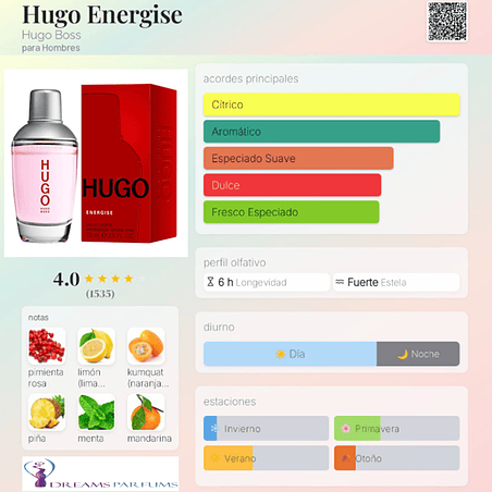 ENERGISE 75 ML EDT HUGO BOSS 2