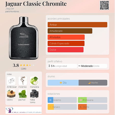 CLASSIC CHROMITE 100 ML EDT JAGUAR 2