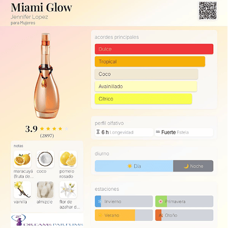 MIAMI GLOW 100 ML EDT JENNIFER LOPEZ 2