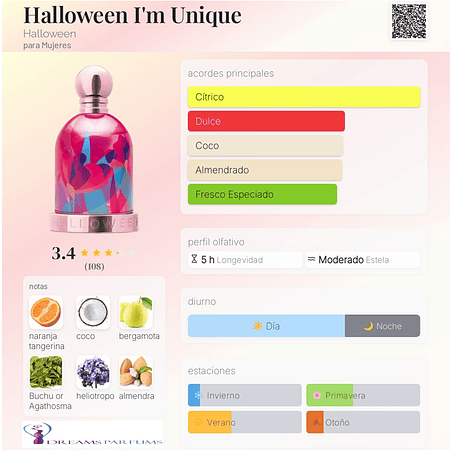 HALLOWEEN I'M UNIQUE 100 ML EDT JESUS DEL POZO 2
