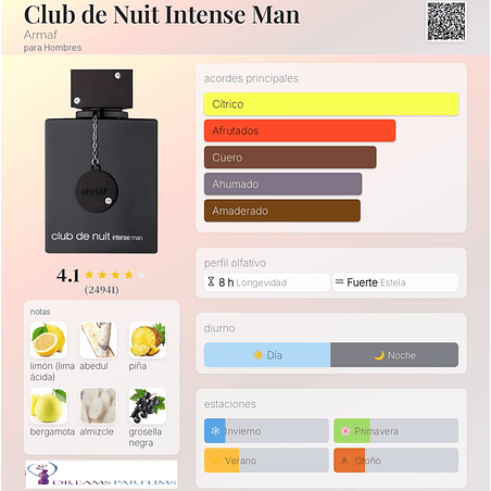 CLUB DE NUIT INTENSE 105 ML EDT ARMAF  2