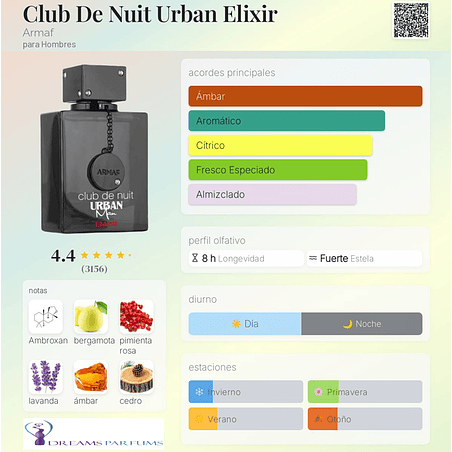 CLUB DE NUIT URBAN MAN ELIXIR 105 ML EDP ARMAF  2