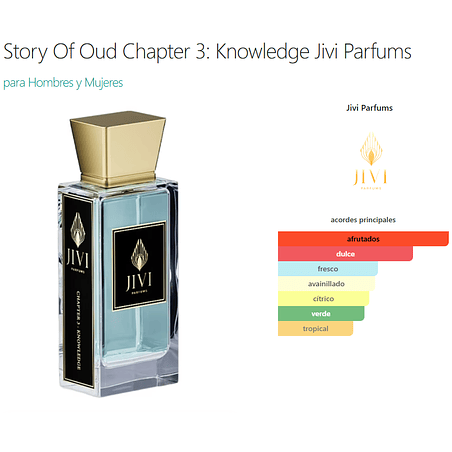 PARFUMS STORY OF OUD CHAPTER 3: KNOWLEDGE 100 ML EDP JIVI 2