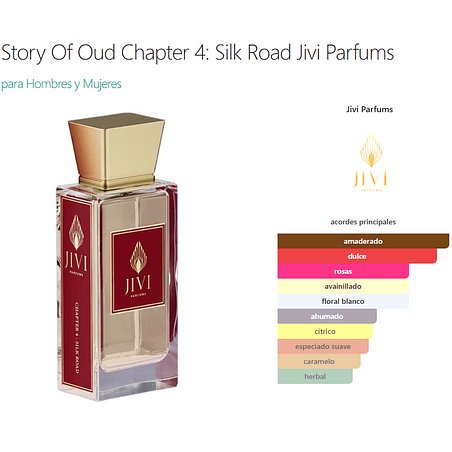 PARFUMS STORY OF OUD CHAPTER 4: SILK ROAD 100 ML EDP JIVI 2