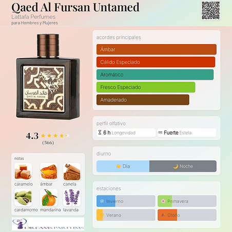QAED AL FURSAN UNTAMED 90ML EDP LATTAFA  2