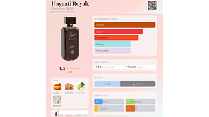 HAYAATI ROYALE 100 ML EDP FRAGRANCE WORLD 